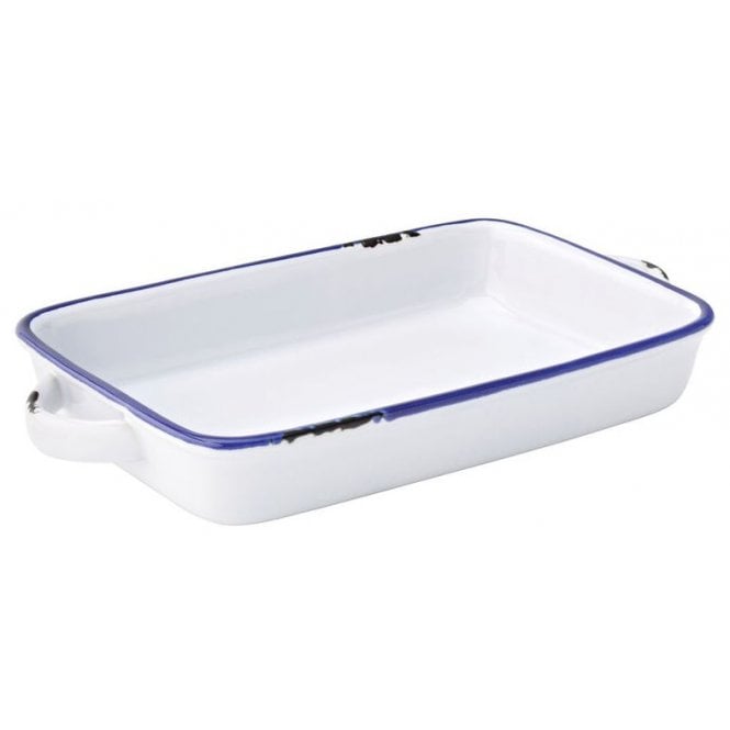 Steelite Utopia Avebury Blue Large Rect. Dish - 8.5