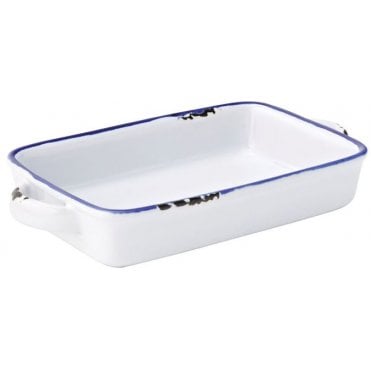 Avebury Blue Small Rect. Dish - 6.75" (17.5cm) (Box Of 12)