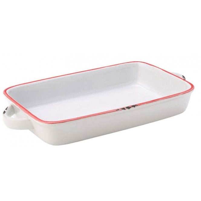 Steelite Utopia Avebury Red Large Rect. Dish - 8.5