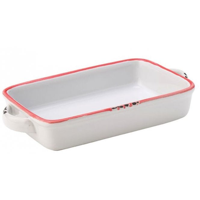 Steelite Utopia Avebury Red Small Rect. Dish - 6.75