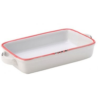 Avebury Red Small Rect. Dish - 6.75" (17.5cm) (Box Of 12)