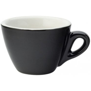 Barista Flat White Cup - 5.5oz (16cl) Black (Box Of 12)