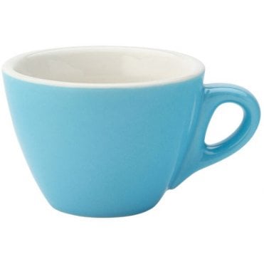 Barista Flat White Cup - 5.5oz (16cl) Blue (Box Of 12)