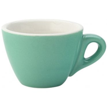 Barista Flat White Cup - 5.5oz (16cl) Green (Box Of 12)