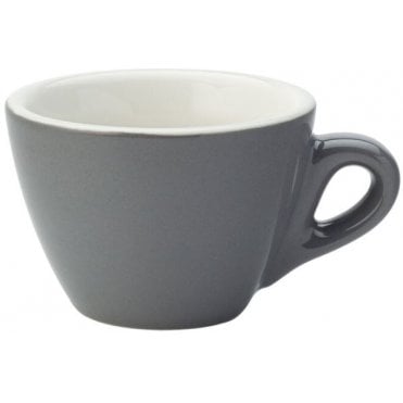Barista Flat White Cup - 5.5oz (16cl) Grey (Box Of 12)