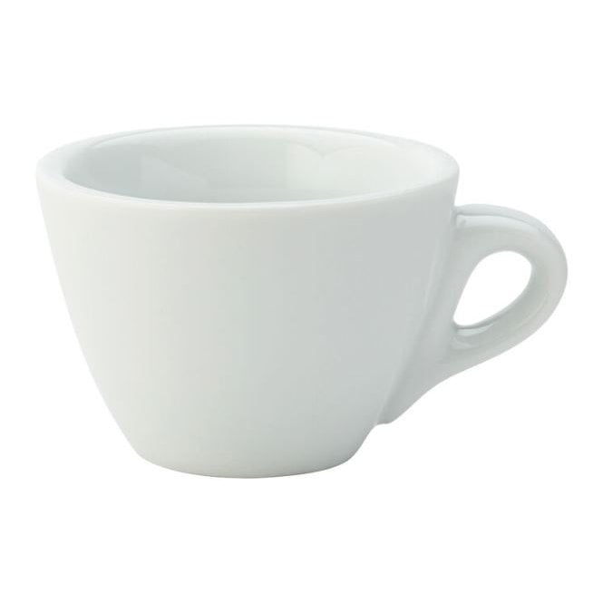 Steelite Utopia Barista Flat White Cup - 5.5oz (16cl) White (Box Of 12)