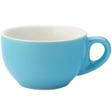 Barista Latte Cup - 10oz (28cl) Blue (Box Of 6)
