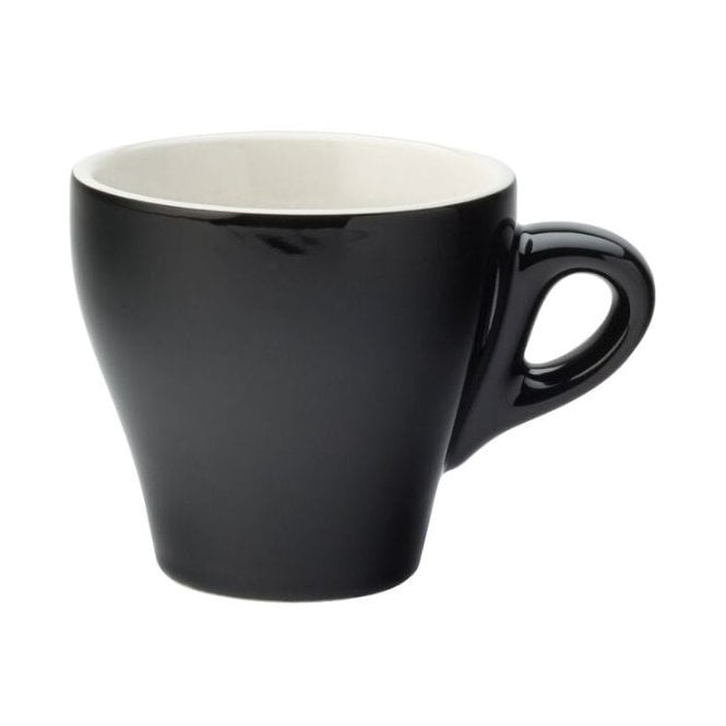 Steelite Utopia Barista Tulip Cup - 6.25oz (18cl) Black (Box Of 12)