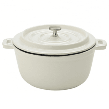 Cast Iron 4" (10cm) Calico Round Casserole