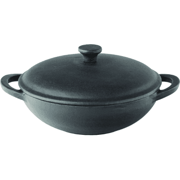 Cast Iron 8.5" (21.5cm) Mini Wok With Lid