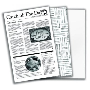 Catch Of The Day Grease Proof Paper 26cm X 43cm (500 sheet pack)