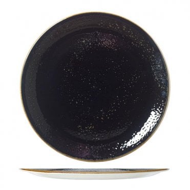 Craft Coupe Plate 25.25cm / 10" Liquorice (Box Of 24)