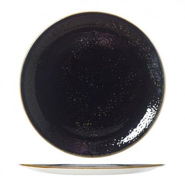 Craft Coupe Plate 30cm / 11.75" Liquorice (Box Of 12)