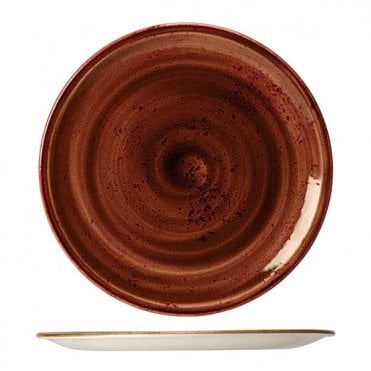 Craft Coupe Plate 30cm (11.75") Terracotta (0565) (Box Of 12)