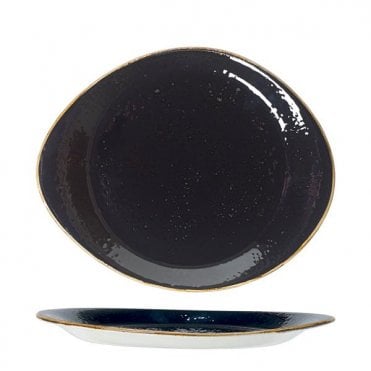 Craft Plate Freestyle 25cm / 10" Liquorice (Box Of 12)