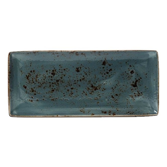 Steelite Utopia Craft Rectangle Four 37cm X 16.5cm Blue (0552) (Box Of 6)