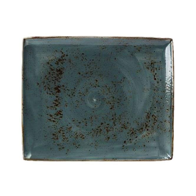 Steelite Utopia Craft Rectangle Two 33cm X 27cm Blue (0551) (Box Of 6)