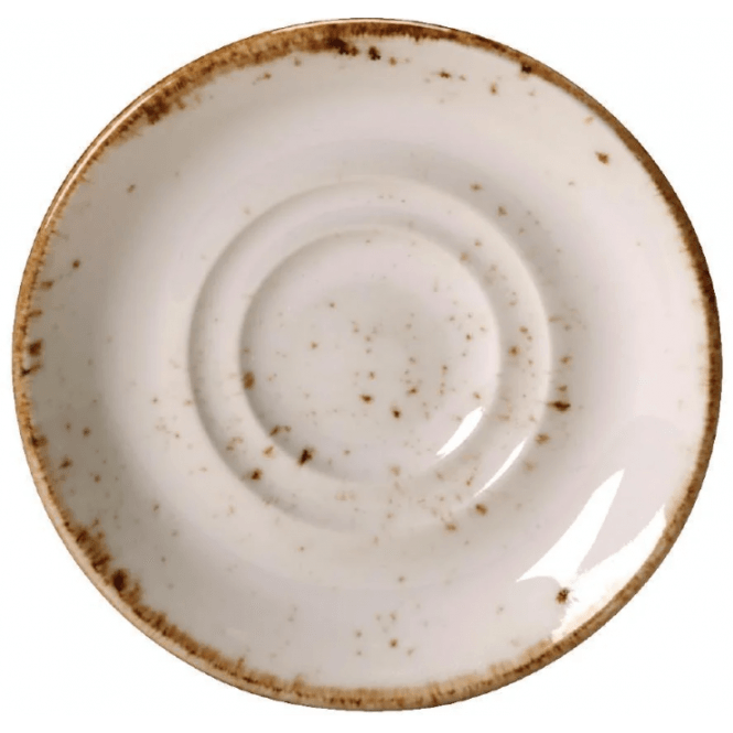 Steelite Utopia Craft White Double Well Saucer 11.75cm/4.75