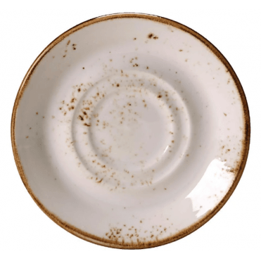 Craft White Double Well Saucer 14.5cm/5.75" (Box of 36)