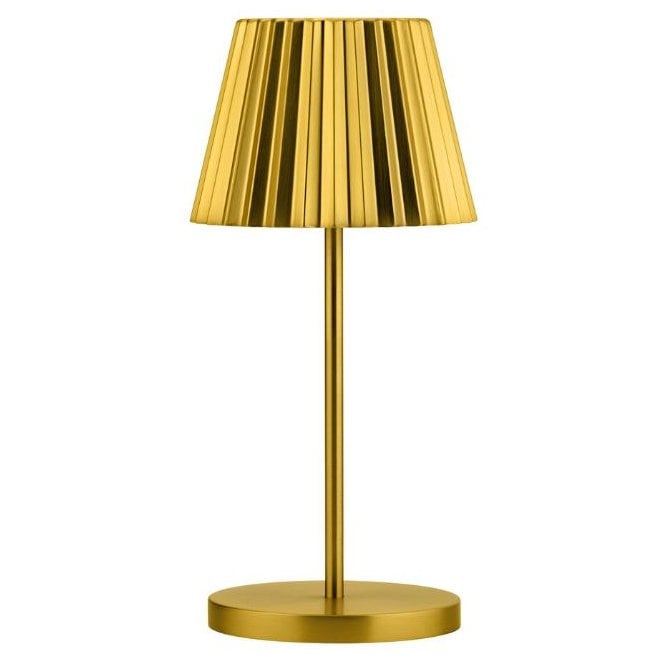 Steelite Utopia Dominica LED Cordless Lamp 26cm - Brushed Gold