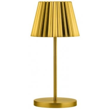 Dominica LED Cordless Lamp 26cm - Brushed Gold