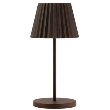Dominica LED Cordless Lamp 26cm - Cocoa