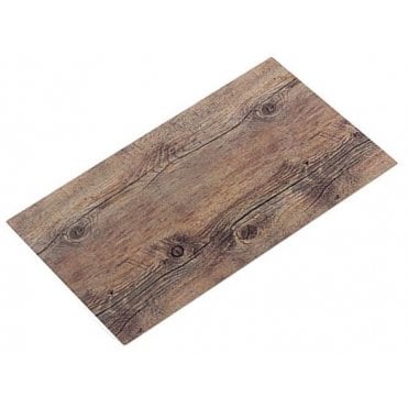 Driftwood Rectangle Board Melamine - 50.8 X 25.4 Cm