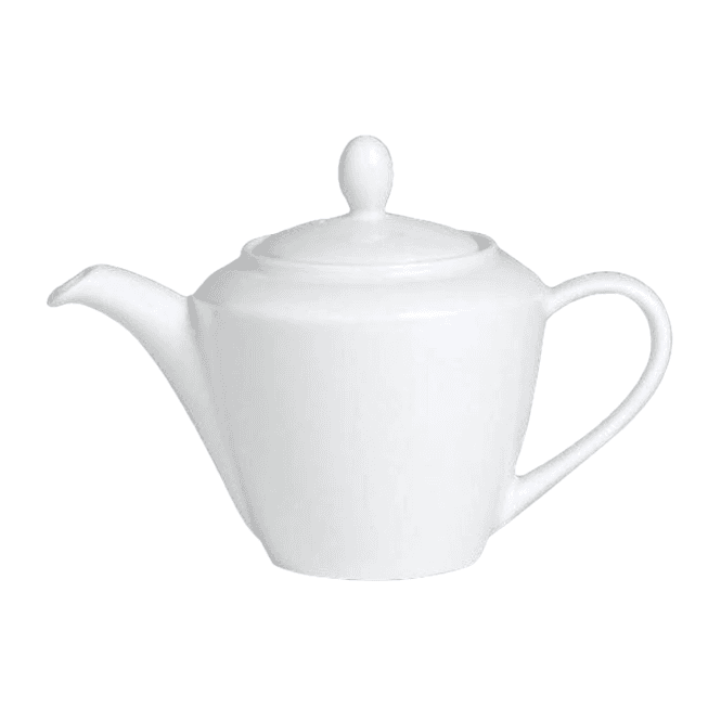 Steelite Utopia Harmony Tea Pot 21oz/596ml White Empire (Box Of 6)