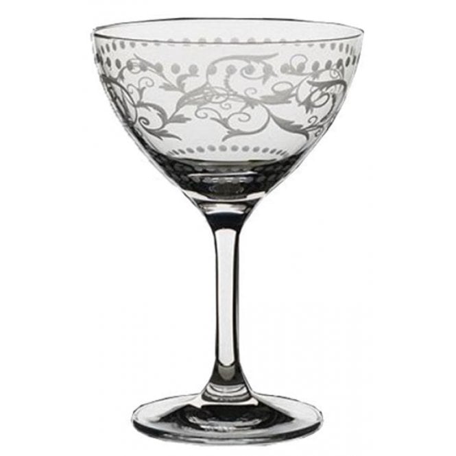 Steelite Utopia Minners Classic Martini Cocktail Vintage Dots 8oz (Box Of 24)