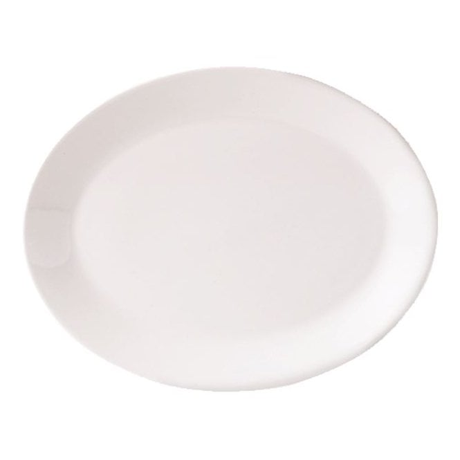 Steelite Utopia Monaco Mandarin Oval Dish 33cm (345) (Box Of 12)