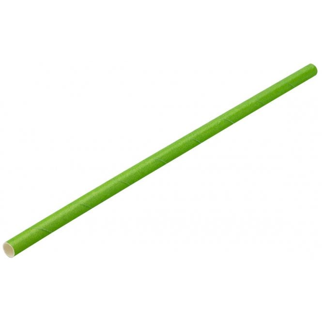 Steelite Utopia Paper Straw Solid Green - 8