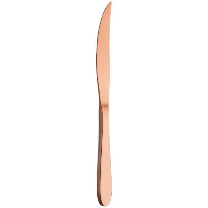 Steelite Utopia Rio Steak Knife Copper 18/0 (Pack Of 12)