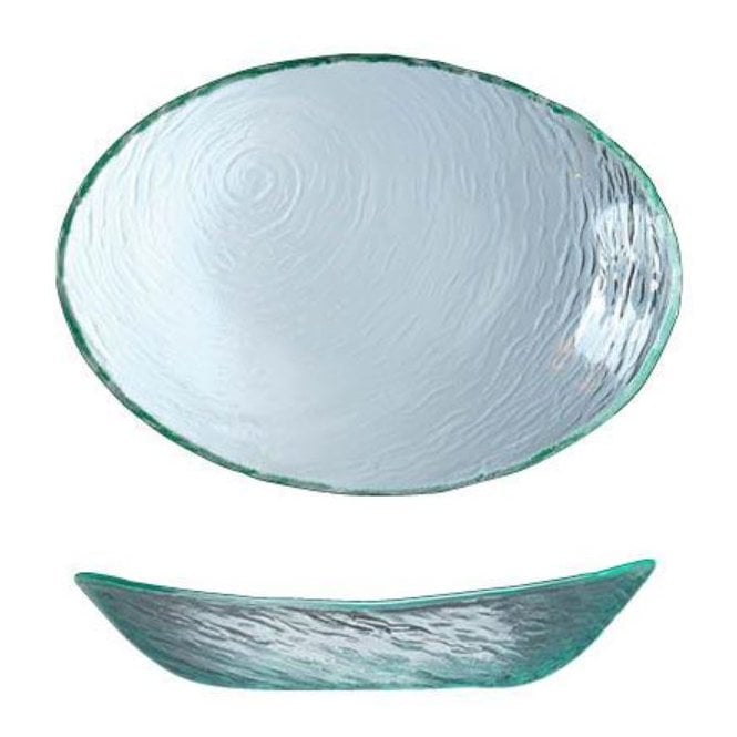 Steelite Utopia Scape Clear Glass Oval Bowl 30cm / 12