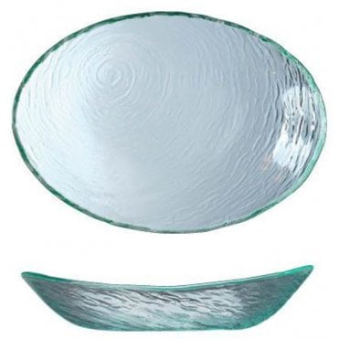 Scape Clear Glass Oval Bowl 30cm / 12" (Box Of 12)