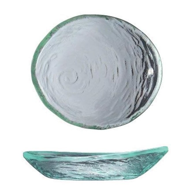 Steelite Utopia Scape Glass Clear Oval Bowl 12.5cm / 5