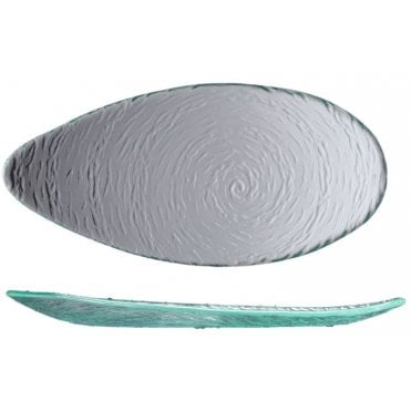 Scape Glass Clear Oval Platter 30cm / 12" (Box Of 12)