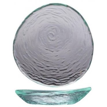 Scape Glass Clear Round Platter 14cm / 5.5" (Box Of 12)