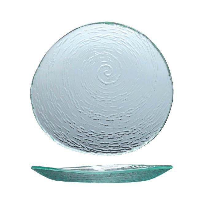 Steelite Utopia Scape Glass Clear Round Platter 25cm 10