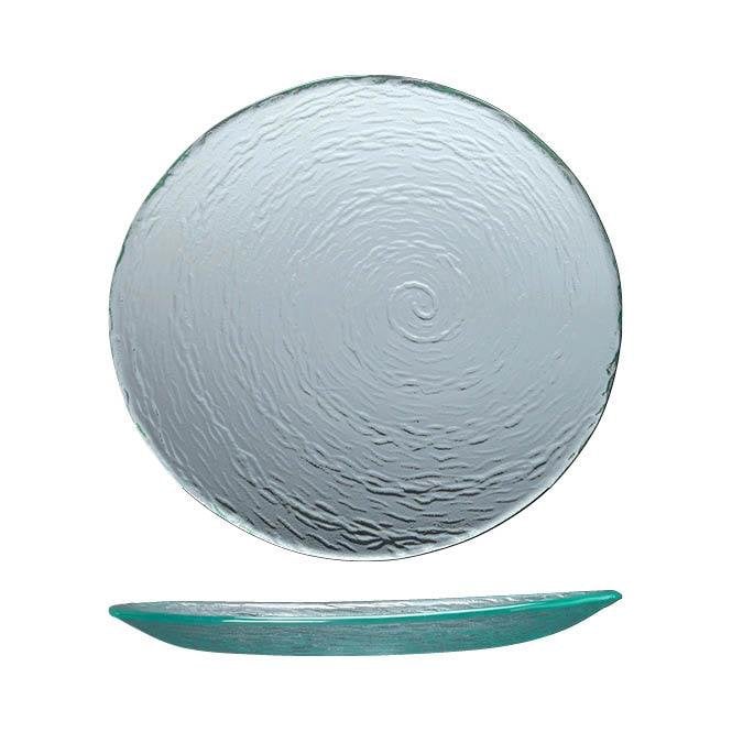 Steelite Utopia Scape Glass Clear Round Platter 30cm / 12