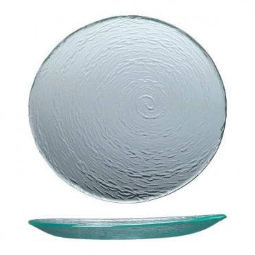 Scape Glass Clear Round Platter 30cm / 12" (Box Of 12)