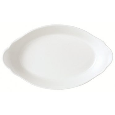 Steelite Oval Eared Dish 25cm/10" (Box Of 24)