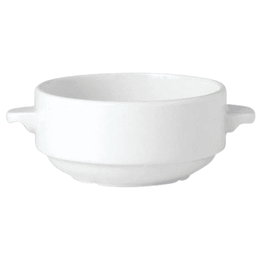 Steelite Soup Cup Lugged 10oz White (115) (Box Of 36)