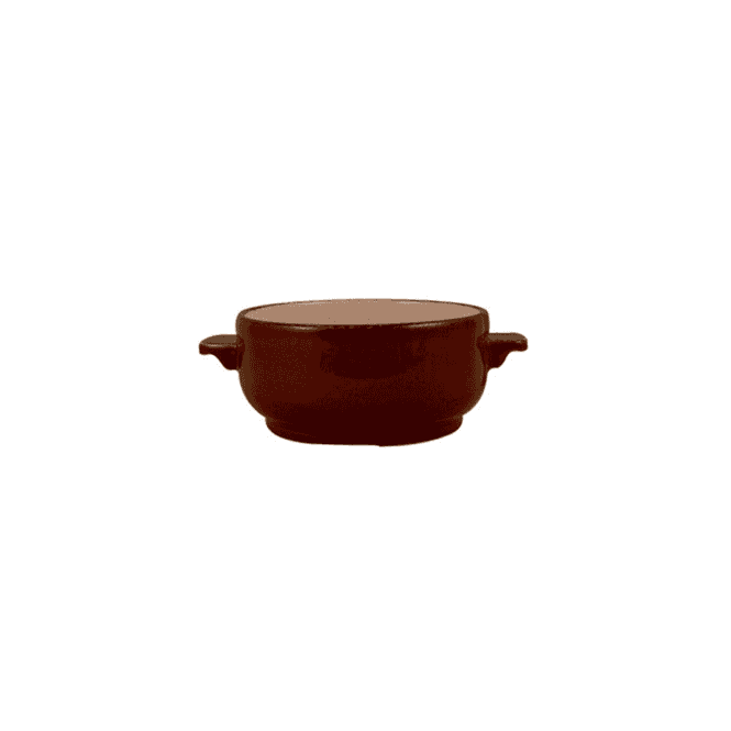 Steelite Utopia Terramesa Casserole Base 42.5cl Mocha (B828) (Box Of 6)