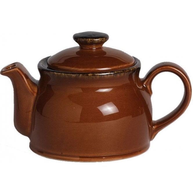 Steelite Utopia Terramesa Club Tea Pot 425ml/15oz Mocha (Box Of 6)