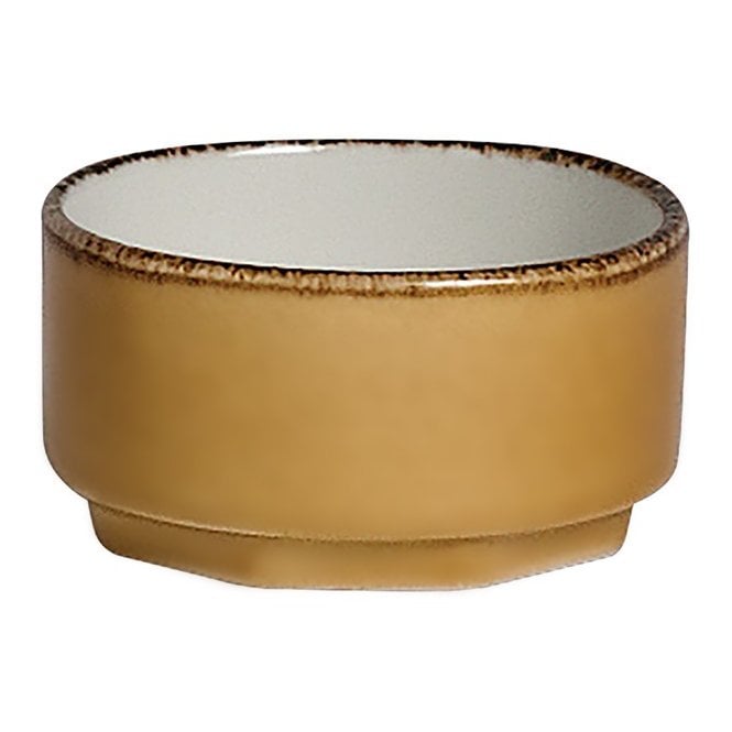 Steelite Utopia Terramesa Taster Dip Dish 6.5cm Mustard (0575) (Box Of 12)