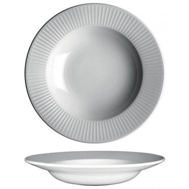 Willow Mid Rimmed Bowl 9.5" (24cm) (Box Of 12)