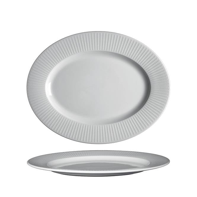 Steelite Utopia Willow Oval Plate 13