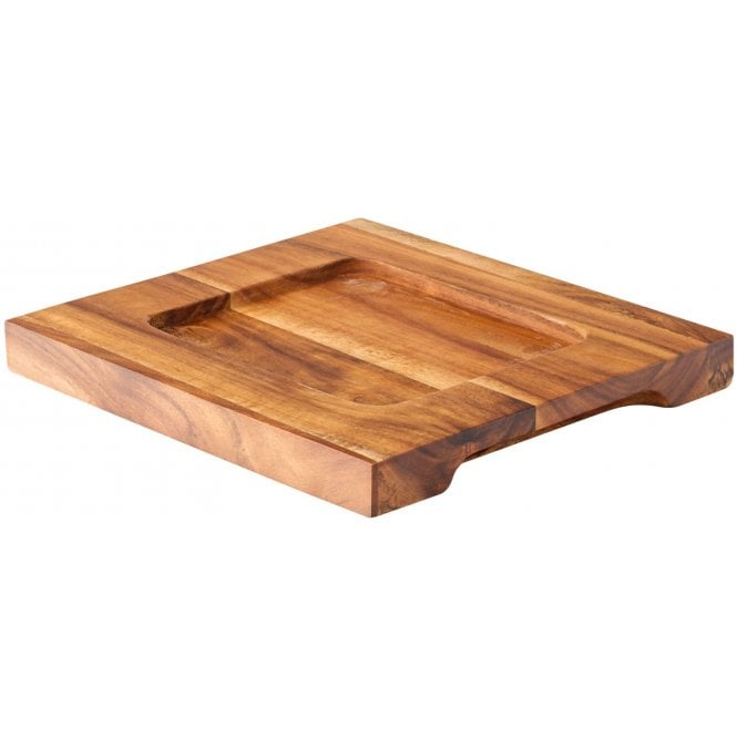Steelite Utopia Wooden Base / Stand 7.25 X 6.5