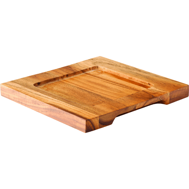 Steelite Utopia Wooden Base / Stand 7.5x7.5