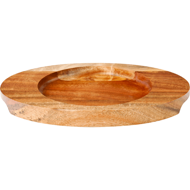 Steelite Utopia Wooden Base / Stand 8.5 X 6.25